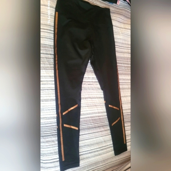 Men's Black and Brown Pants - Picture 2 of 7